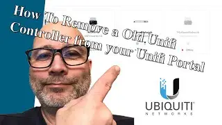 How To Remove a old Unifi Controller from your Unifi Portal