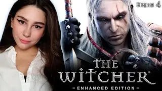 ПЕРВОЕ ПРОХОЖДЕНИЕ ВЕДЬМАК 1 | Линда играет в The Witcher 1 прохождение на русском | Стрим 4