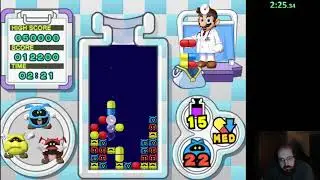 11-28-22 - Dr. Mario Online RX - Speedrun (ILs - Level 15) (3:47.230) [WR]