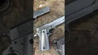Colt 1911 Damascus in 1/2 scale miniature