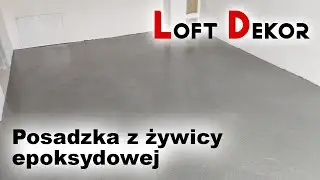 Posadzka z zywicy epoksydowej w garażu