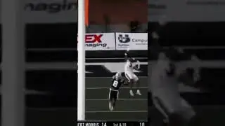 Robert Morris DB Rob Carter Jr Climbs The Ladder 🪜 For INT #collegefootball #football #cfb