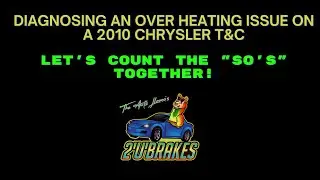 Diagnosing an overheating issue 2010 Chrysler Town & Country 3.8 liter with combustion fume tester.