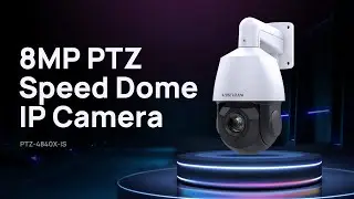 PTZ-4840X-IS High Speed PoE Camera | 40X Zoom Hikvision Compatible | 4K 8MP PTZ Security Cameras