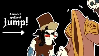 Animated spellbook: Jump. D&D 5e 