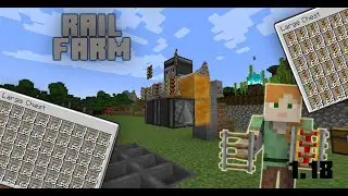 how to make RAIL FARM minecraft 1.18