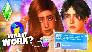 we tried using the WooHoo Wellness FERTILITY system... (The Sims 4 Werewolves! 🐺Ep 6)