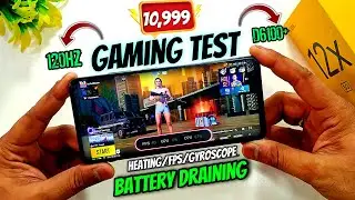 realme 12x 5G PUBG (BGMI) Gaming FPS, Heating & Battery Draining Test | Best 5G  Mobile Under 11K ?