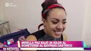 En Boca de Todos: Mirella Paz reapareció en televisión tras bajar 36 kilos (HOY)