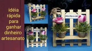 idéias rápida de decoração (artesanato para ganhar dinheiro)
