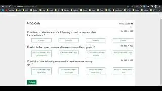 Django Quiz Application Full Project Intro