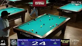William Serna vs Roger Senn  / Ultimate Pool USA League Open 8 Ball Tournament