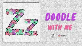 Doodling Art Ideas For Kids/Beginners || Alphabet Doodle Art : Letter Z