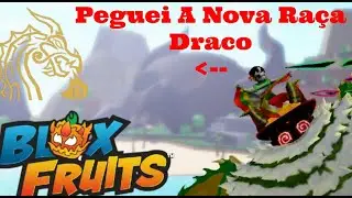 Peguei A Nova Raça Draco Aqui No Blox Fruit 🐲🐉🐲