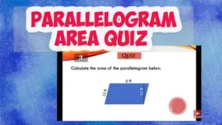 Parallelogram area quiz