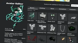 MAKING DEKU a ROBLOX ACCOUNT
