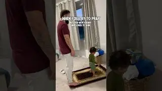 SALAH WITH OUR BABY