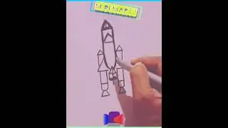 ##chandrayan 3 launched drawing इंडिया स्पेस रिसर्च आर्गेनाईजेशन ड्राइंग।