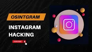 Osintgram - Instagram Information Gathering Tool | Instagram Hacking |  Bangla | 2024