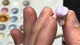 Carving, staining and glazing CEREC crown