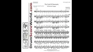 Drum Score - Killswitch Engage - The End Of Heartache (Preview)