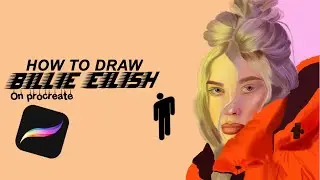 HOW TO DRAW BILLIE EILISH (start to finish)  | procreate tutorial