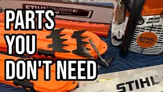 Stihl 500i - Adding Dogs and Bottom Plate to my saw and Weighing Different Configurations