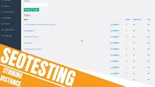 Striking Distance Keywords on SEOTesting | SEO Testing Tool