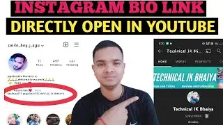 How To Open Instagram Link In YouTube App Directly || Using Dinamic Link