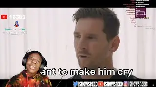 IShowSpeed reacts to Messi talking shit to him 💀
