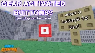 How to Make Gear Activated Buttons in Obby Creator!