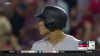 Jackie Bradley Jr. Robs Home Run From Aaron Judge (HD)