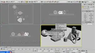 3dsmax.  Урок 152. Сохранение сцены  RENDERING визуализация сцены