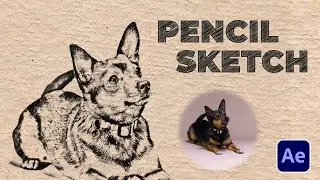 Ефект Pencil Sketch в After Effects | Туторіал українською