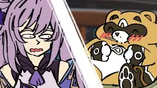 Gouba ate Keqing balls | GENSHIN animation