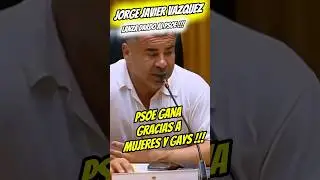 JORGE JAVIER VAZQUEZ LANZA DARDO AL PSOE !!! #jorgejaviervazquez #telecinco #psoe #españa #shorts