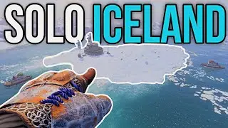 I Built a SOLO MANSION on an ICELAND - Rust Console