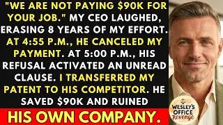 The CEO Slashed My  Bonus at 4:55 P.M.—At 5:00 P.M., I Sold My Patent to His Greatest Rival
