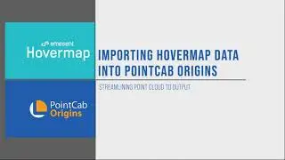 Importing Hovermap Data into PointCab Origins