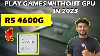 Gaming Without Graphics Card 🔥 R5 4600G Review In 2023 | [ Hindi ]