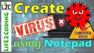 How to Create a Virus using Notepad