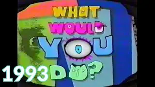 What Would You Do? 1993 Full Episode with commercials Nickelodeon