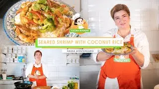 Seared Shrimp with Coconut Rice ♥️