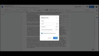 Google Docs: Word Count