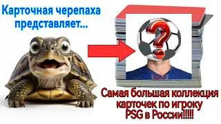 Самая большая коллекция карточек по игроку PSG в России!!!