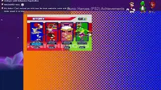Sonic Heroes with Achievements?? | LIVESTREAM | Multistream