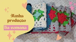 minha produção da semana #crochet #tapete #vlog