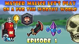 The Challenge Starts Here - Master Malice Mode Terraria Calamity - Episode 1
