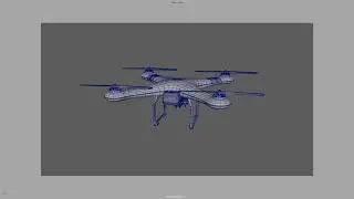 DRONE 3D - MAYA