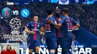 Meci Superb Cu 5 Goluri In Uefa Champions League - PSG vs Napoli - FIFA 19 Cariera Cu PSG #7
